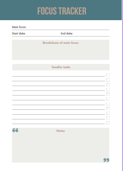 Produtividade Workbook