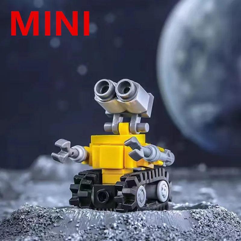 Disney Mini Walle Robot Classic Movie WALL.E Eva Dolls Model Building Blocks Bricks Sets Kids Assembling Toys For Children Gift - Paradise Store